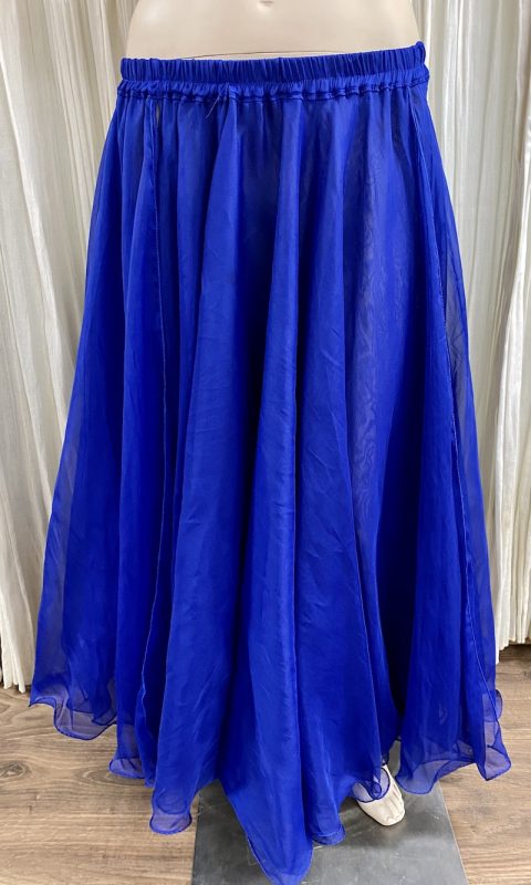 Royal Blue Organza Amera S Palace Belly Dance Boutique