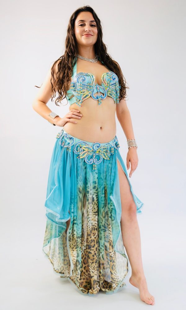 Blue 'Orientale' 2 Piece Costume