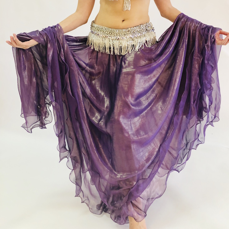 Purple Sheen | Amera's Palace Belly Dance Boutique