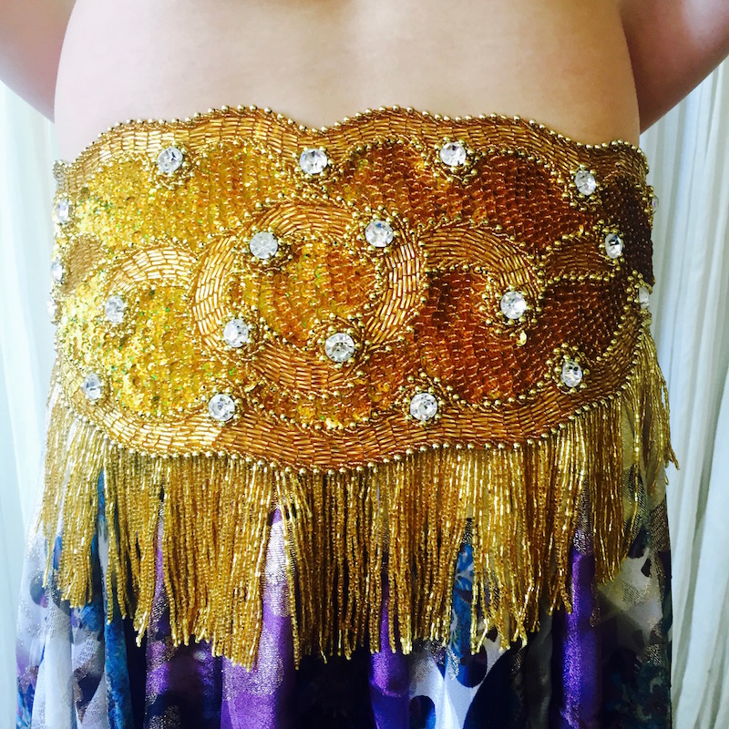 Gold Bra- 'Medallion'  Amera's Palace Belly Dance Boutique
