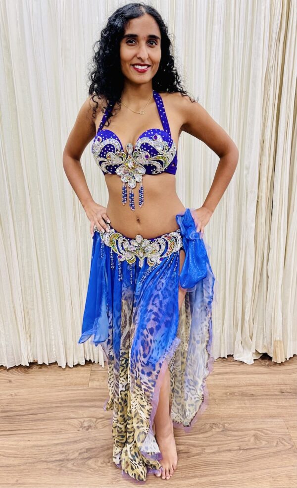 Blue 'Orientale' 2 Piece Costume