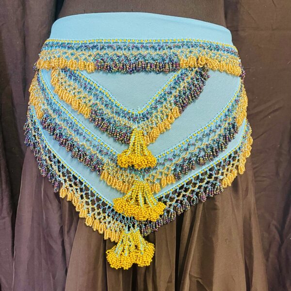 'Lush Turquoise' Three Row Bead
