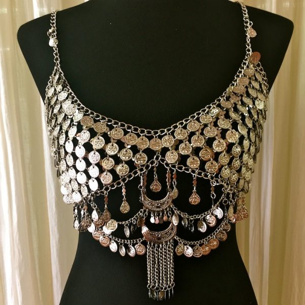 Shakira' Gold Belt- small coin  Amera's Palace Belly Dance Boutique