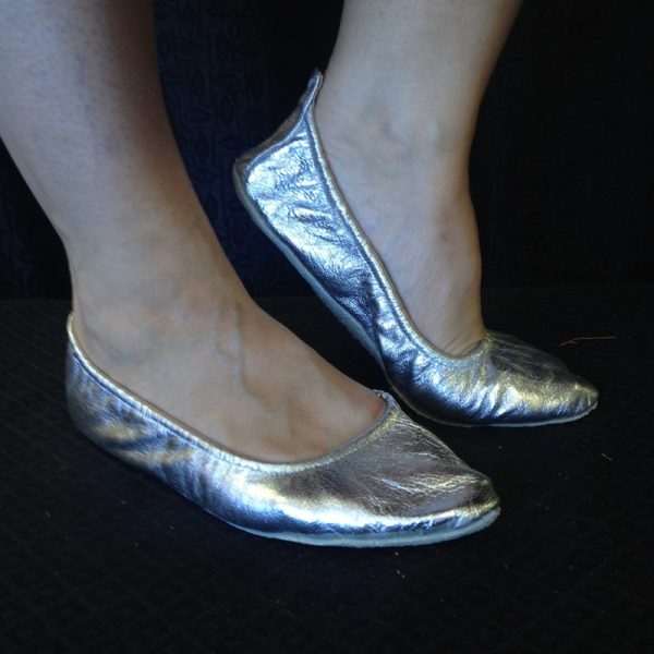 silver belly dance shoes